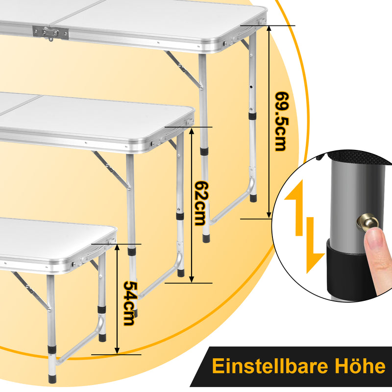 Sonnewelt foldable camping kitchen with 2 compartments