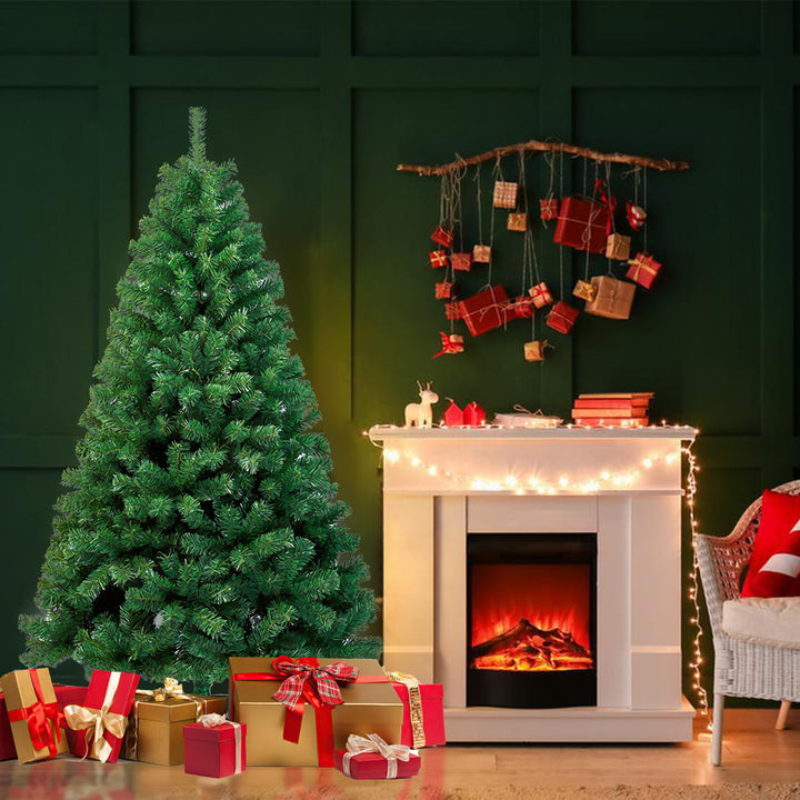 Sonnewelt Christbaum Künstlicher Weihnachtsbaum Grün/Weiß