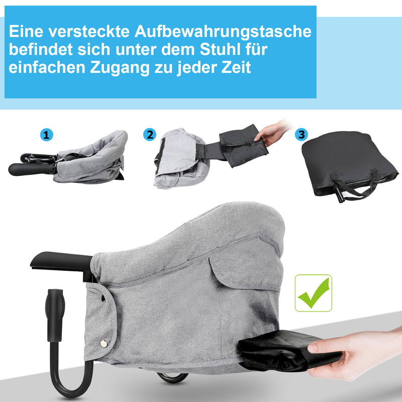 Sonnewelt Tischsitz Faltbar Babysitz Belastbar bis 18 kg