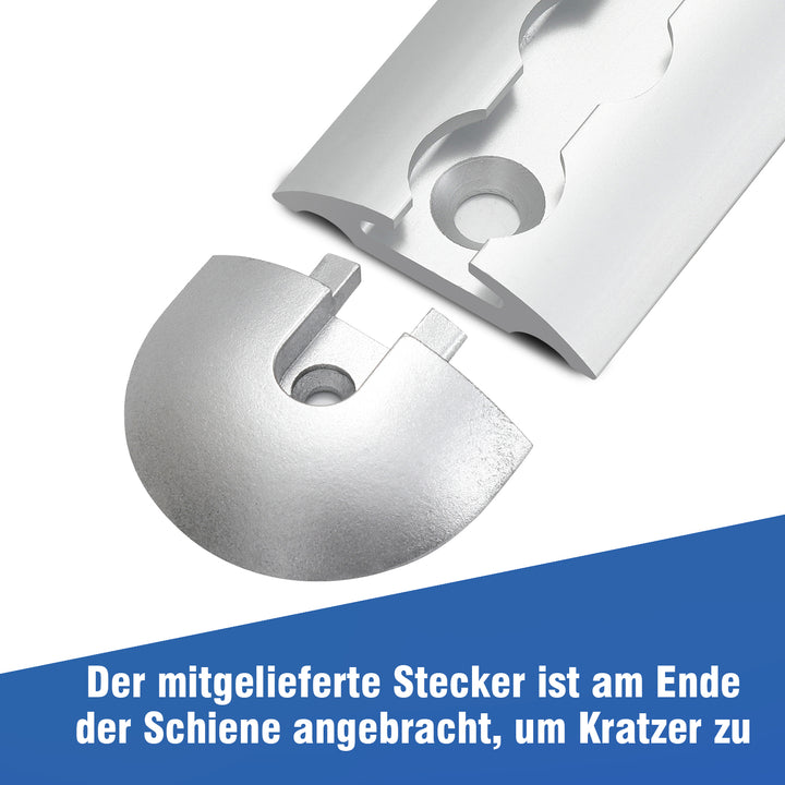 Sonnewelt Airline Rail 4x 1m Aluminium for Motorhomes and Trucks