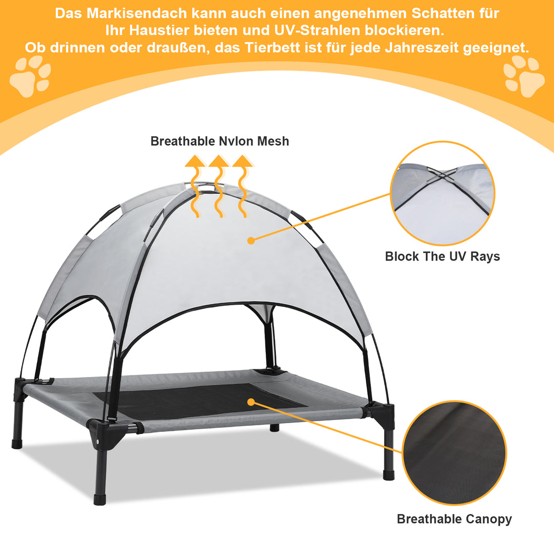 Sonnewelt Haustierbett mit Baldachin für Indoor & Outdoor