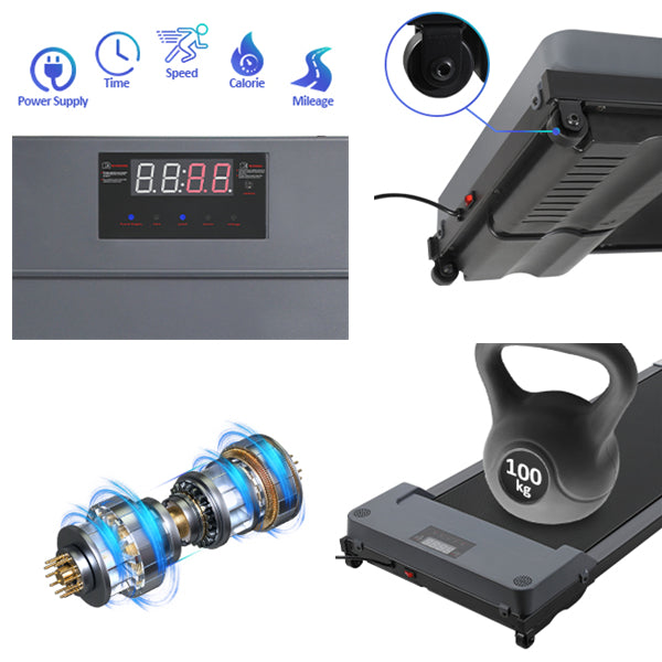 Sonnewelt Laufband für Zuhause mit LED-Anzeige Fernbedienung und App Steuerung