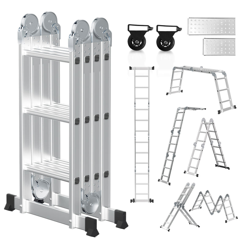 Sonnewelt Aluminum Multi-Purpose Ladder 4.7M/5.8M