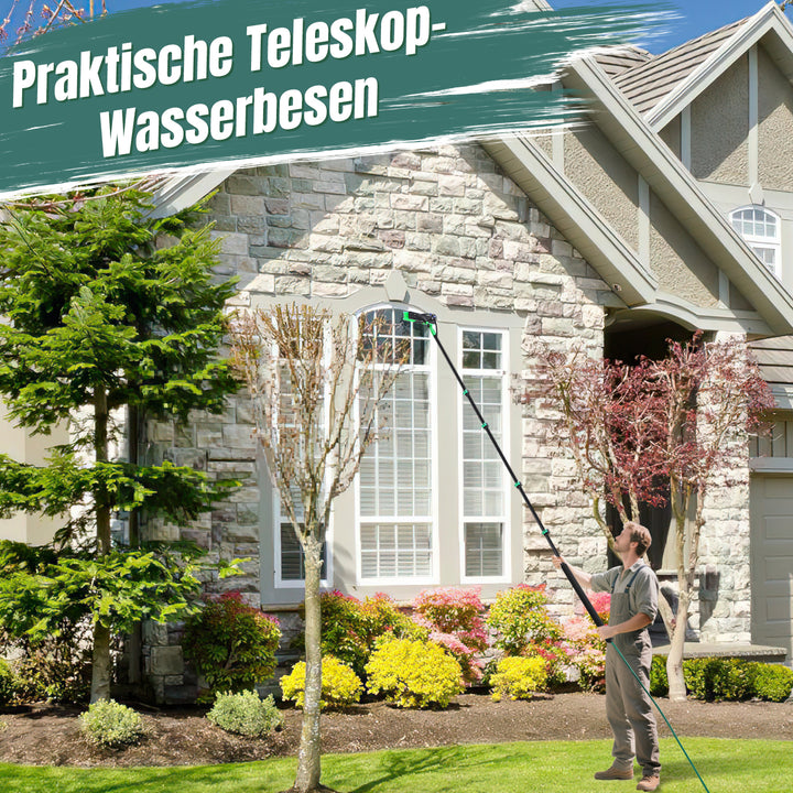 Sonnewelt Teleskop Waschbürste mit Teleskopstiel 3.6m/4.8m