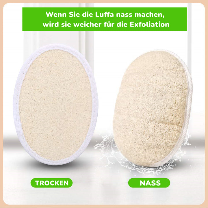 Sonnewelt 3X Luffa Schwamm Körper Peeling