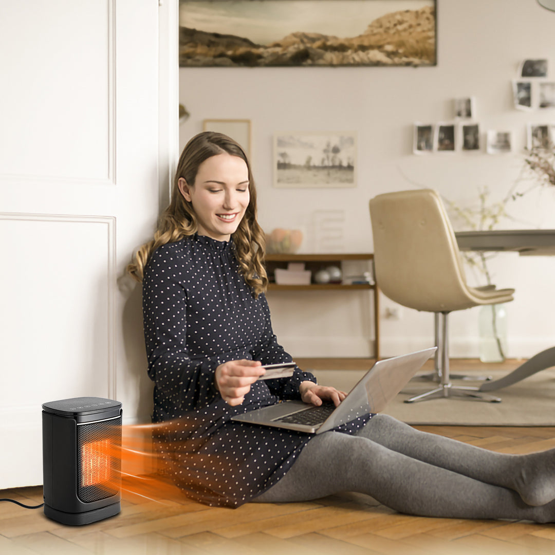 Sonnewelt 1500W Keramik Heizlüfter mit Fernbedienung