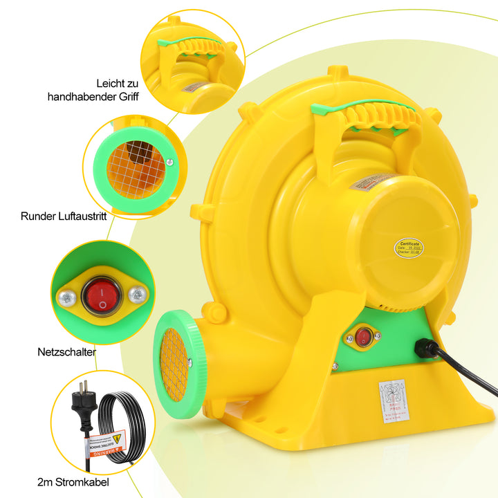 Sonnewelt Elektrische Gebläse Gebläsepumpe 370/550W