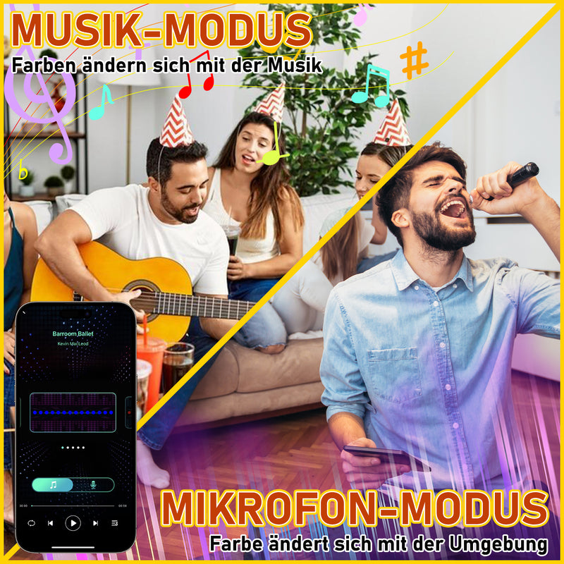 Sonnewelt Christbaumbeleuchtung mit APP-Kontrolle 160 LEDs IP67