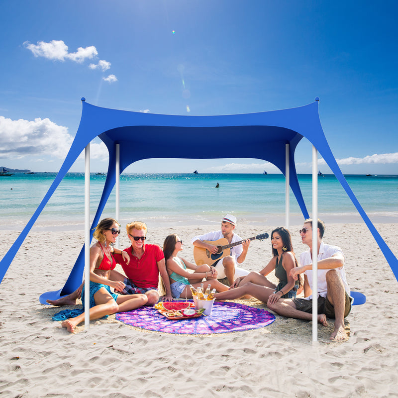 Sonnewelt Sonnenschutz Strand 3×3m UPF50