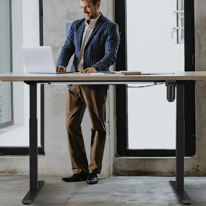 Sonnewelt Höhenverstellbarer Elektrisch Tischgestell Schreibtisch Elektrischer(Neue Version)