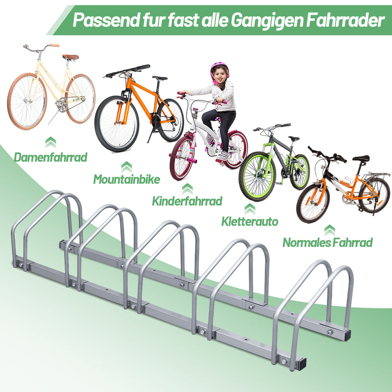 Sonnewelt Fahrradständer für 2/3/4/5/6 Fahrräder