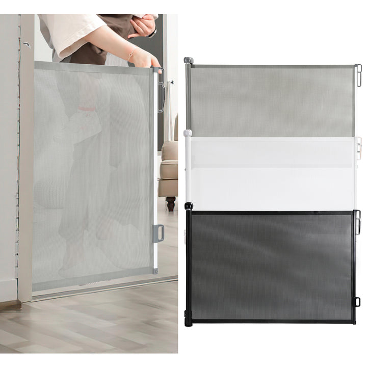 Sonnewelt Treppenschutzgitter Türschutzgitter Ausziehbar 0-150cm/180cm