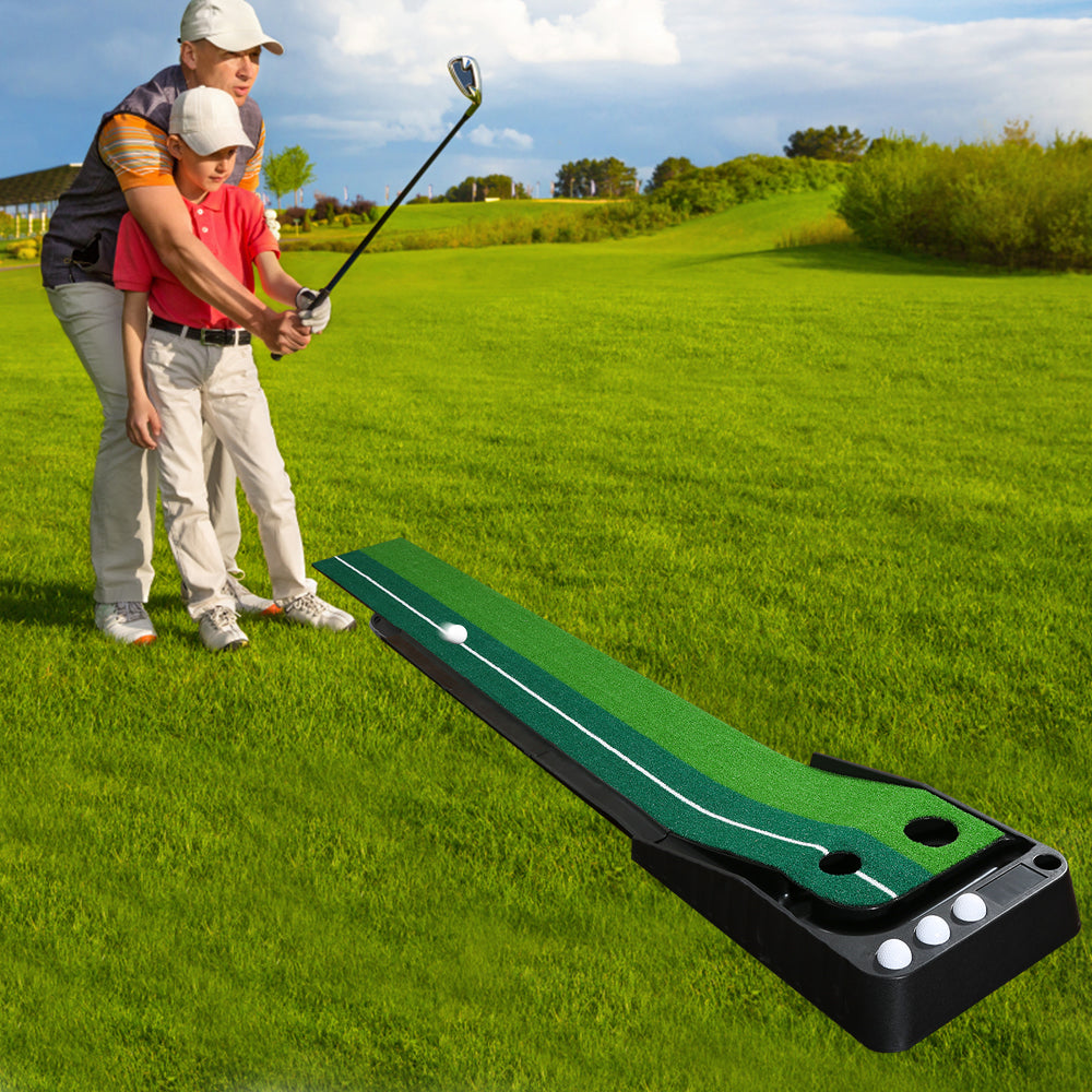 Sonnewelt Golf Putting Mat Auto Return Golf Mat