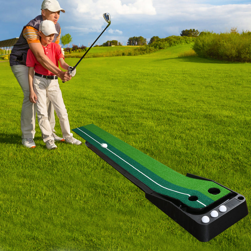 Sonnewelt Golf Putting Mat Auto Return Golf Mat