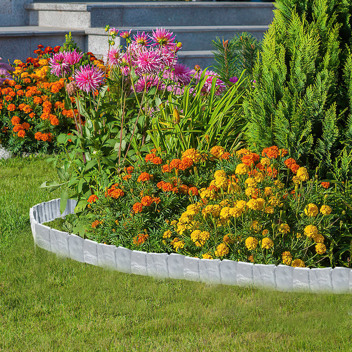 Sonnewelt lawn edge plastic stone look