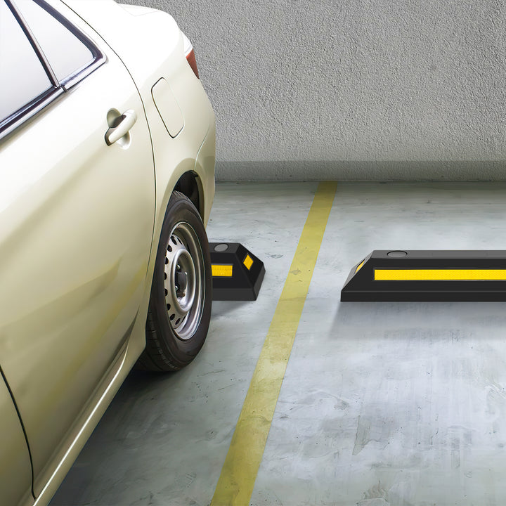 Sonnewelt Gummi Radstopper Parkplatzsperre 2 Stück