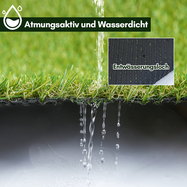 Sonnewelt Kunstrasen Rasenteppich 200x100 cm/200x300 cm