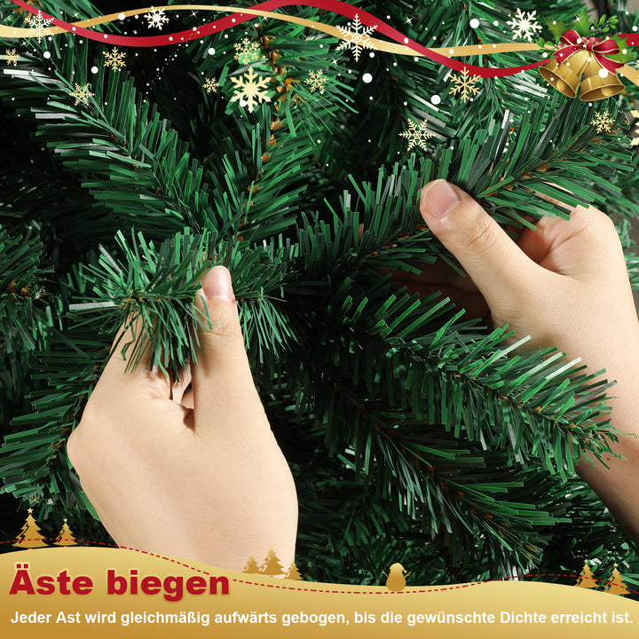 Sonnewelt Christbaum Künstlicher Weihnachtsbaum Grün/Weiß