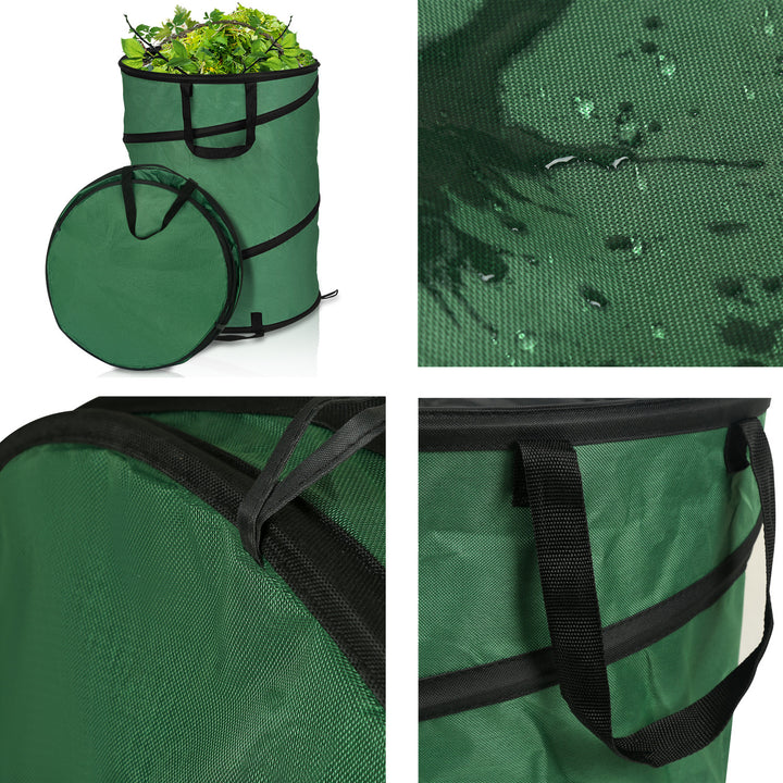 Sonnewelt Gartensack Pop Up Gartenabfallsack 170L mit Griffen