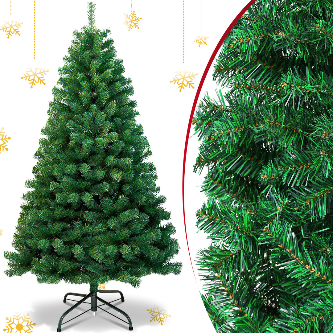 Sonnewelt Christbaum Künstlicher Weihnachtsbaum Grün/Weiß