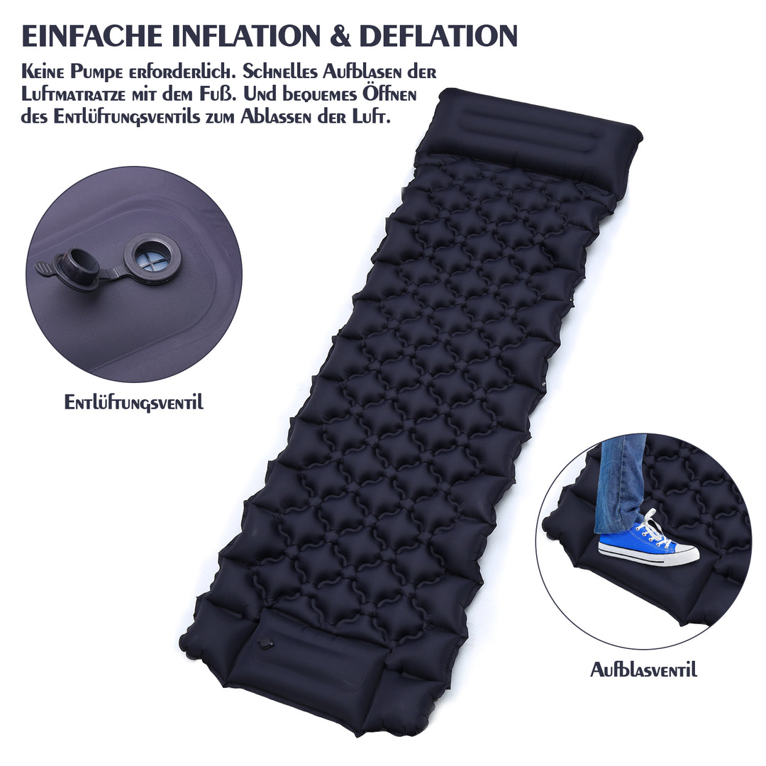 Sonnewelt Schlafmatte Camping selbstaufblasend