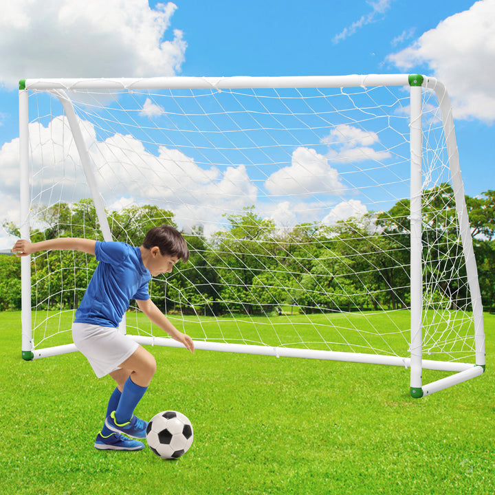 Sonnewelt Fußballtor PVC mit Netz Tragbares