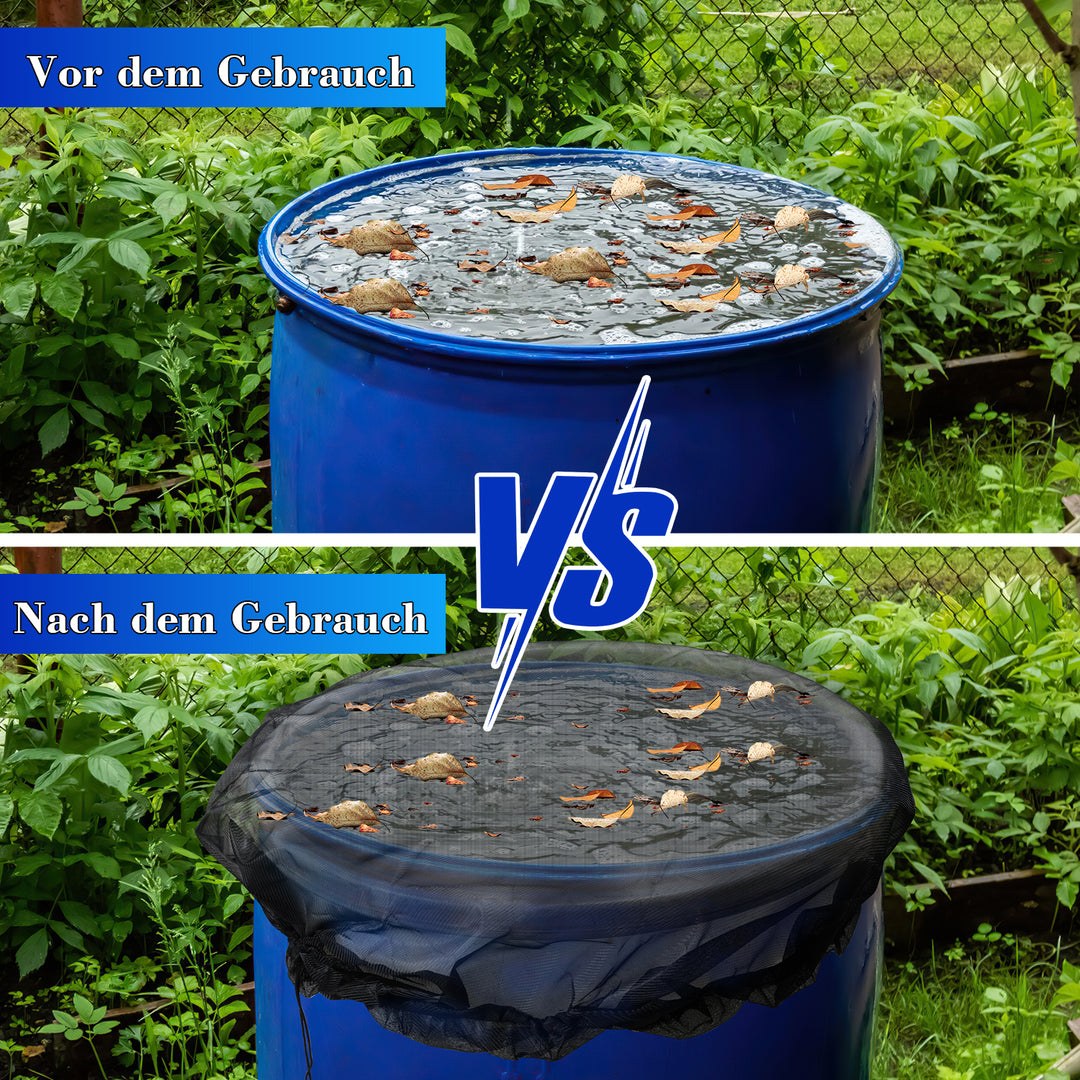 Sonnewelt Regentonne Netz Abdeckung 95cm