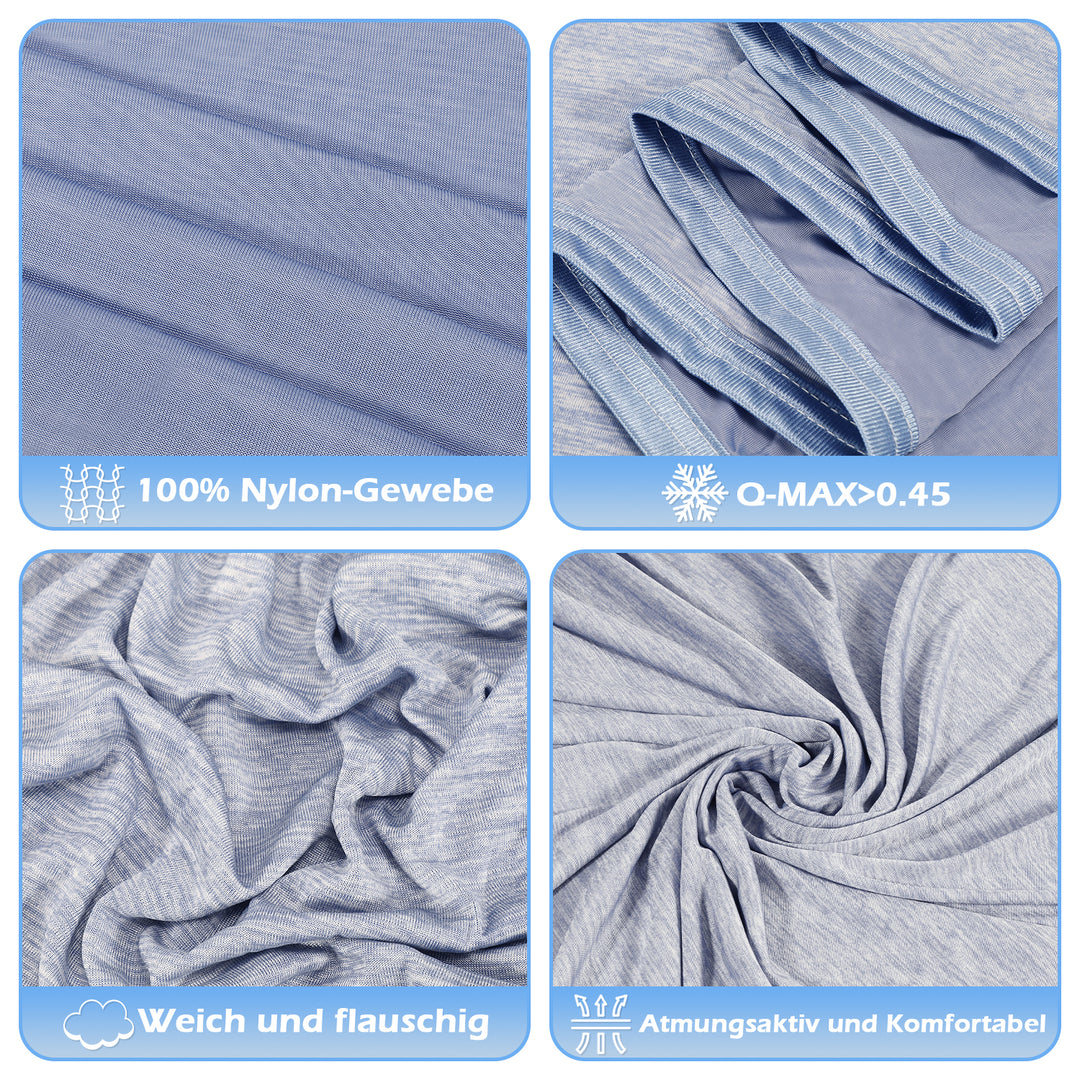 Sonnewelt Cooling Blanket Summer Blanket Double-Sided Lightweight with Q-Max&gt;0.45