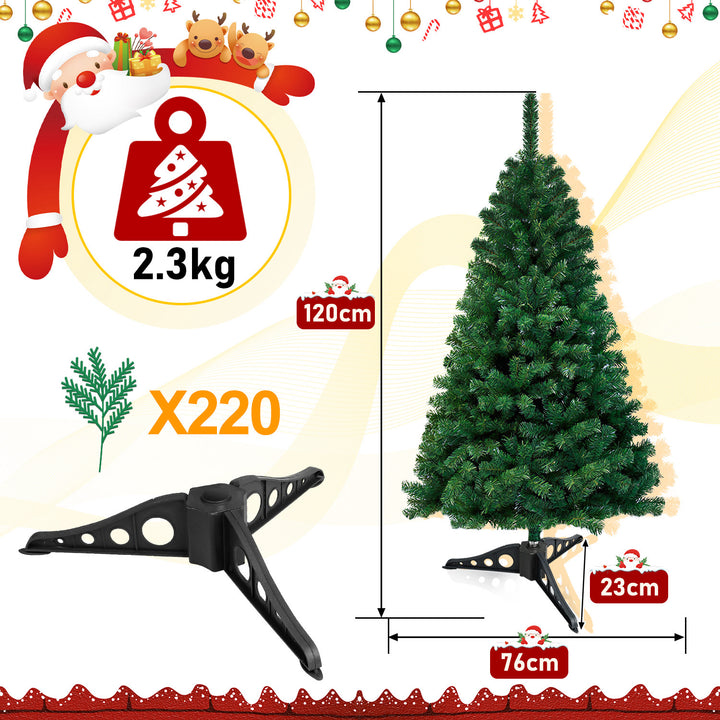 Sonnewelt Christbaum Künstlicher Weihnachtsbaum Grün/Weiß