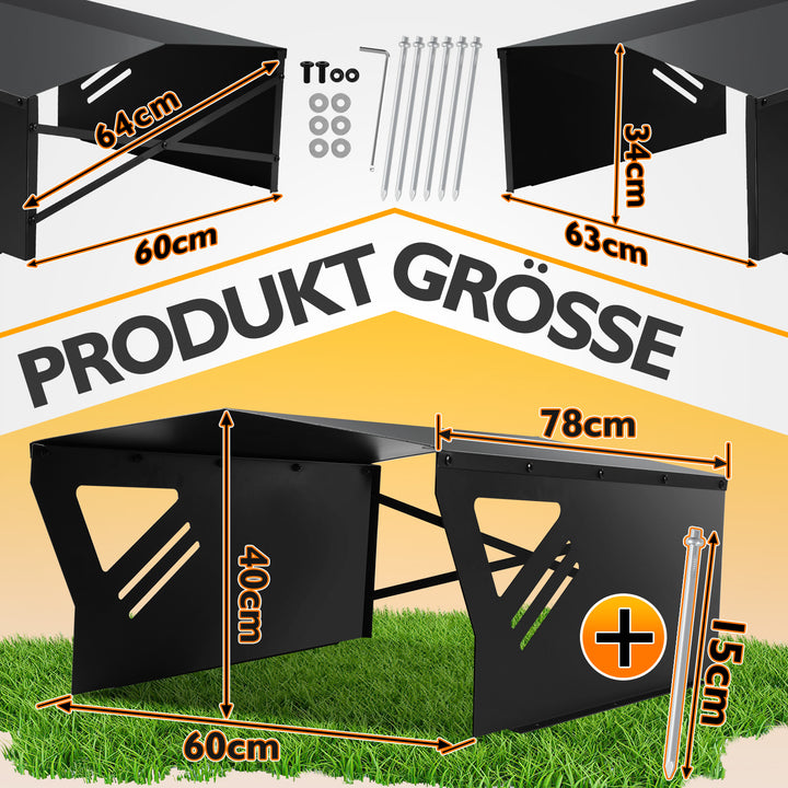 Sonnewelt Mähroboter Garage für Rasenmähroboter Verzinktem