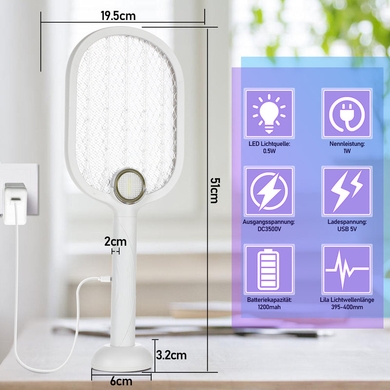 Sonnewelt Elektrische Fliegenklatsche Insektenvernichter USB