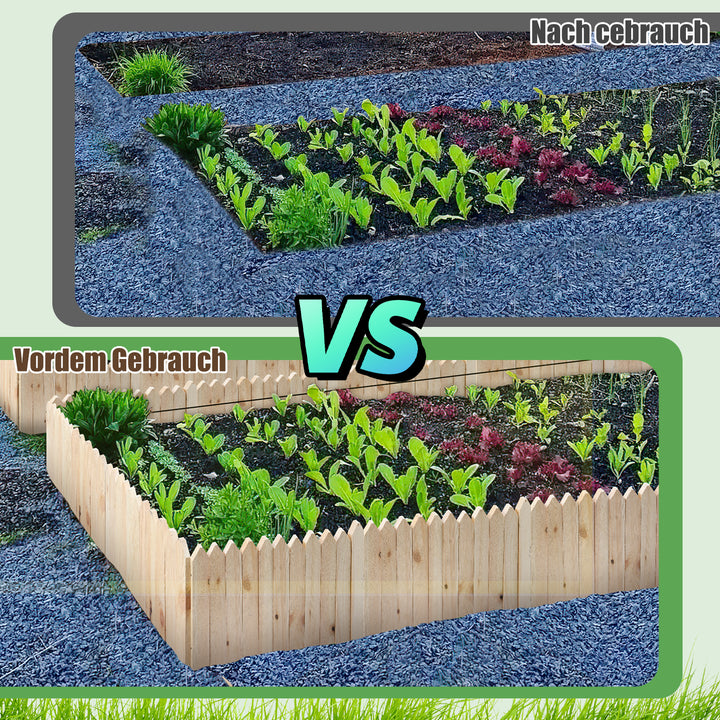 Sonnewelt Rasenkante Beeteinfassung Gartenzaun Holz