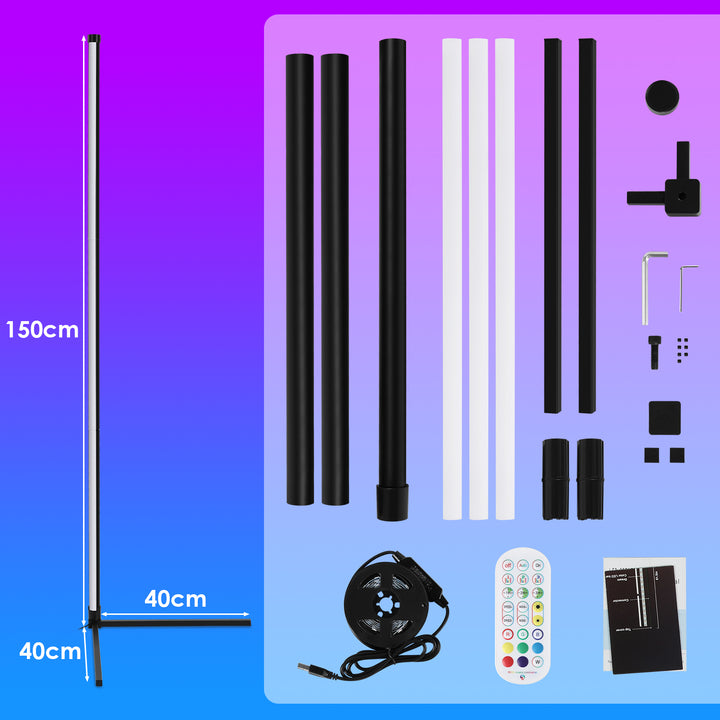 Sonnewelt Stehleuchte LED RGB Stehlampe Dimmbar 7W