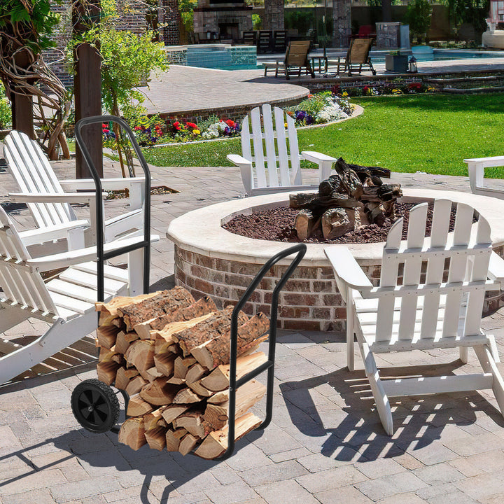 Sonnewelt Kaminholzwagen Holzwagen Brennholzwagen