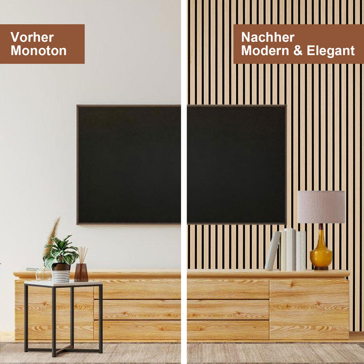 Sonnewelt Akustikpaneele Holz Wandpaneele 120x60cm