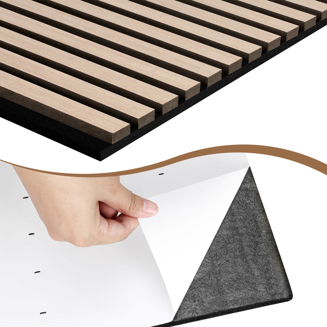 Sonnewelt Akustikpaneele Holz Selbstklebend 120x60cm