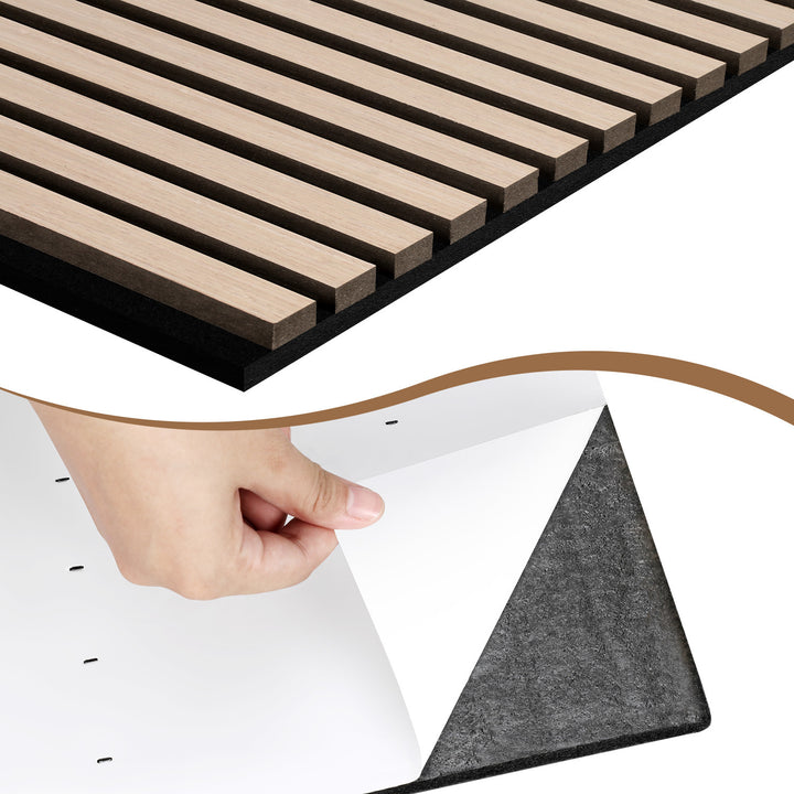 Sonnewelt Akustikpaneele Holz Selbstklebend 120x60cm