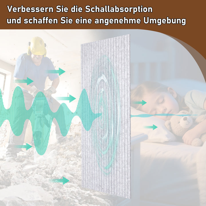 Sonnewelt Akustikplatten Wandakustik 120x60cm 4/8x
