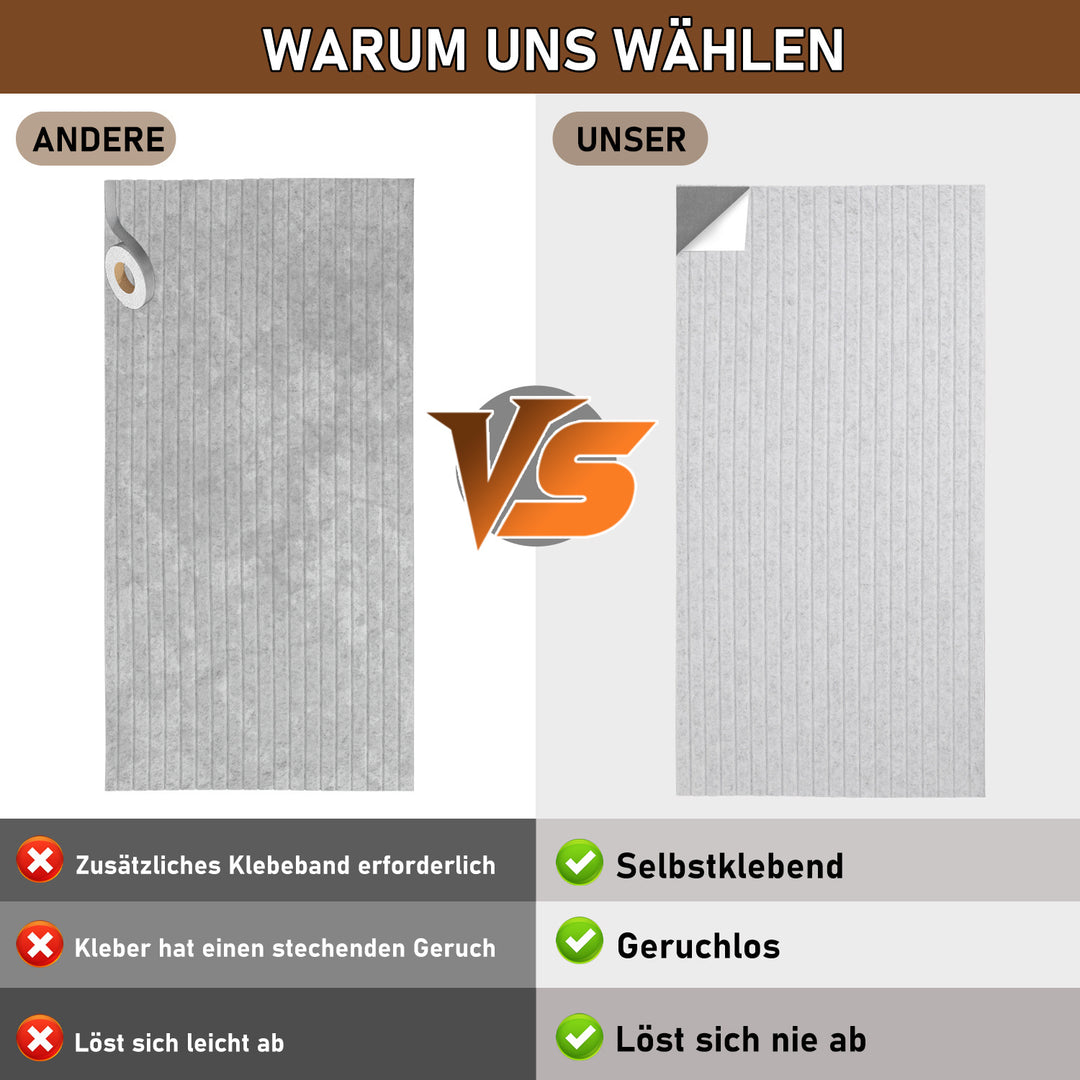 Sonnewelt Akustikplatten Wandakustik 120x60cm 4/8x
