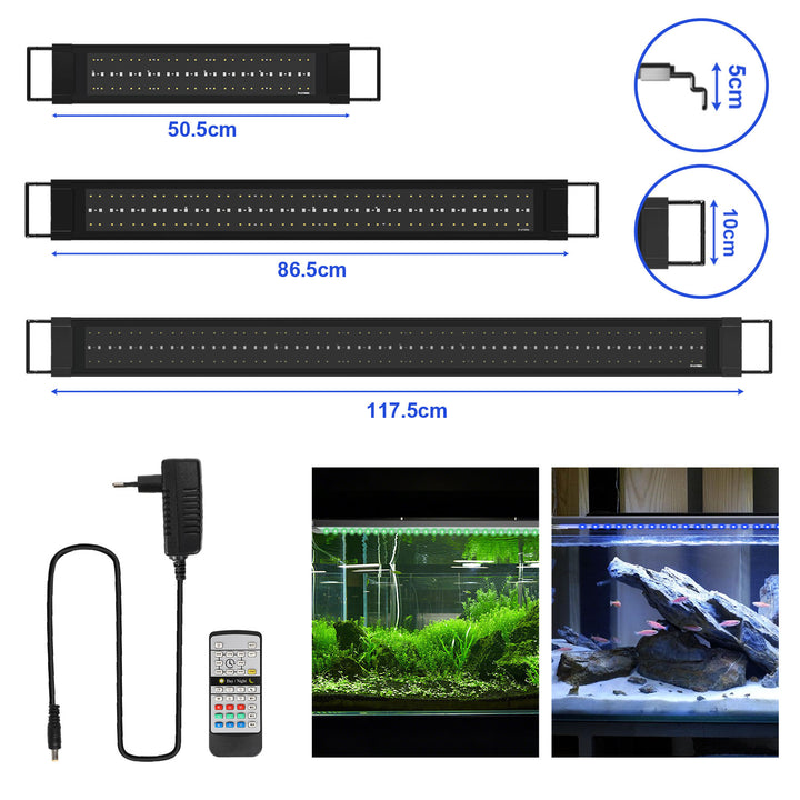 Sonnewelt LED Aquarium Lighting 24/7 Mode with Timer