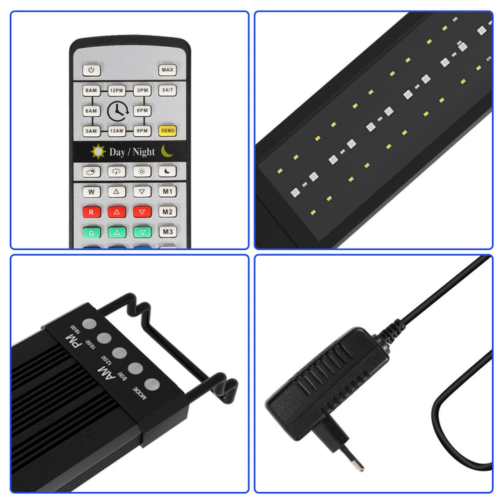 Sonnewelt LED Aquarium Lighting 24/7 Mode with Timer