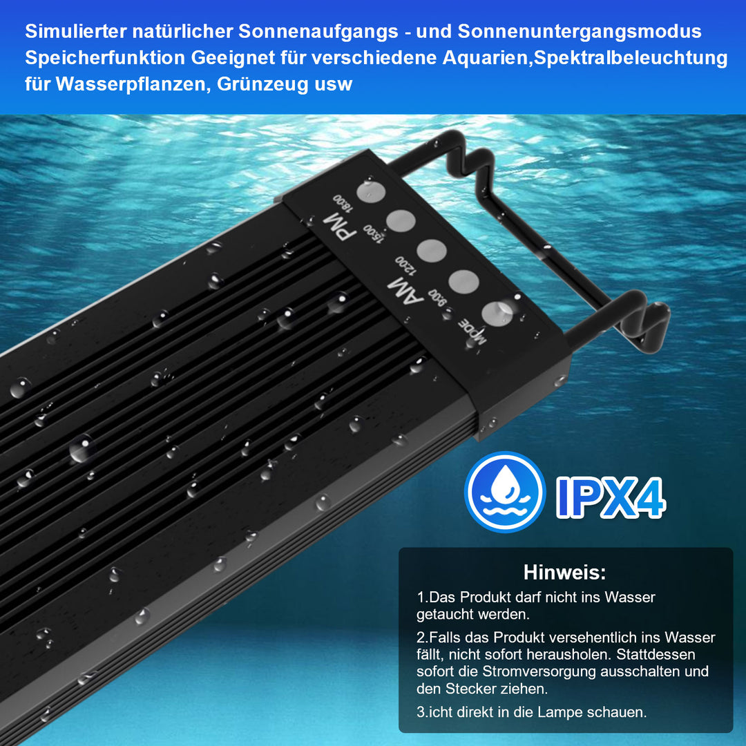 Sonnewelt LED Aquarium Lighting 24/7 Mode with Timer