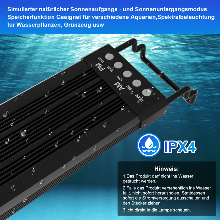 Sonnewelt LED Aquarium Lighting 24/7 Mode with Timer