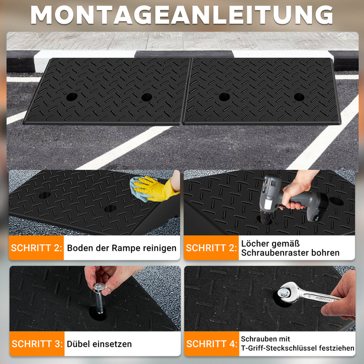 Sonnewelt 2x Auffahrrampe Fahrzeugrampe bis 10T