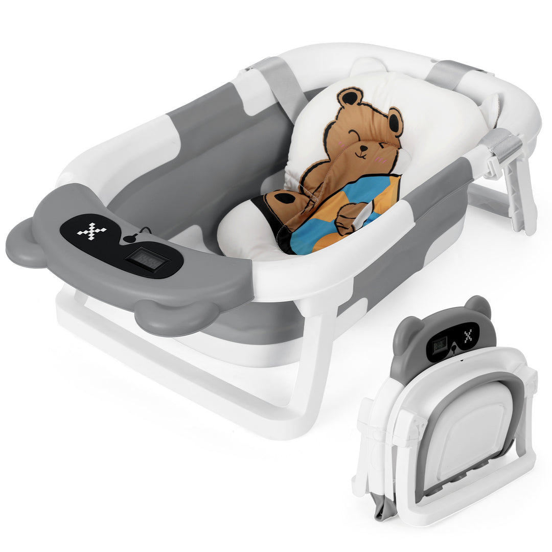 Sonnewelt Baby Badewanne Faltbare mit Badematte