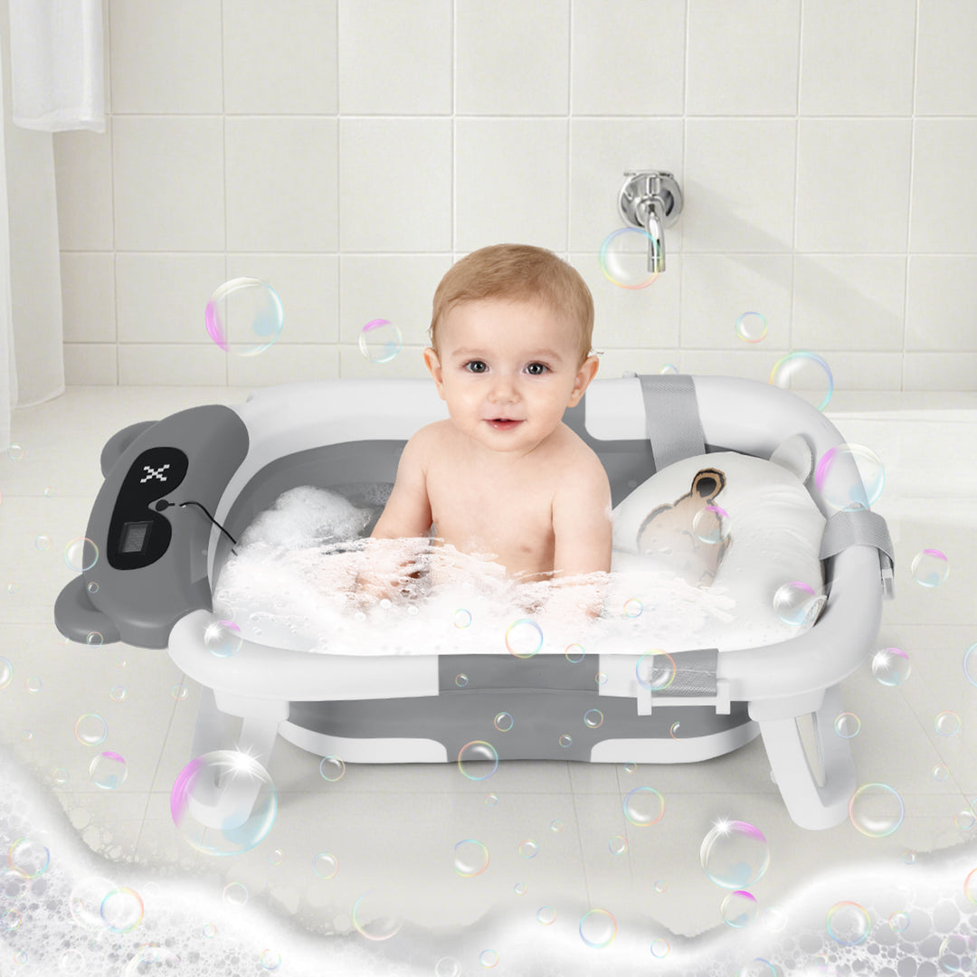 Sonnewelt Baby Badewanne Faltbare mit Badematte