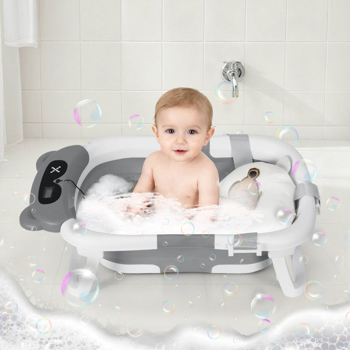Sonnewelt Baby Badewanne Faltbare mit Badematte