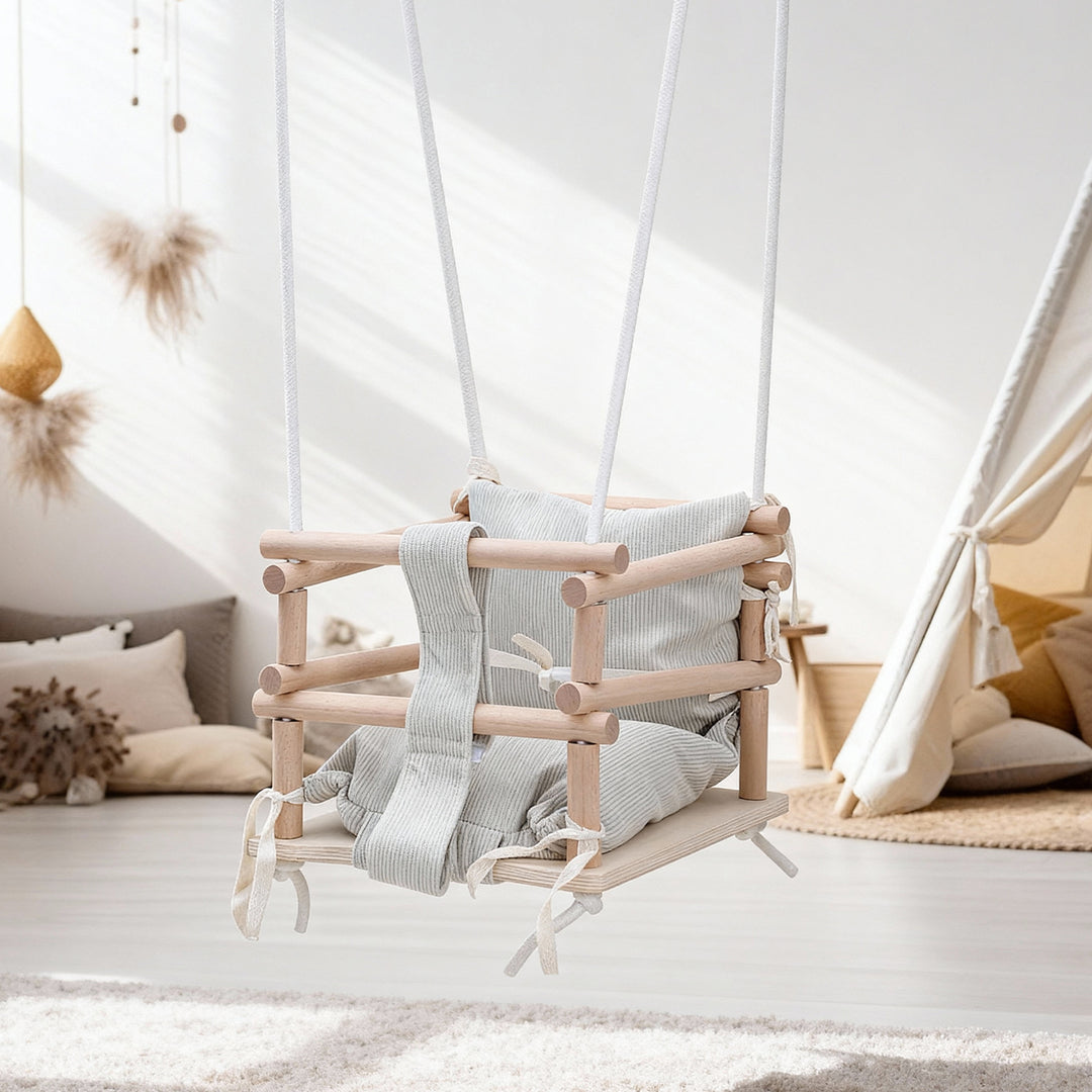 Sonnewelt Babyschaukel 3-in-1 Höhenverstellbar mit Kissen