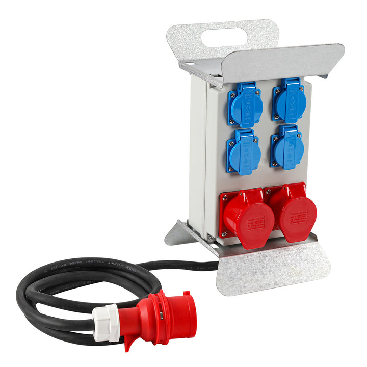 Sonnewelt construction power distributor CEE 2 x 16A 400V + 4x 230V 5-pin