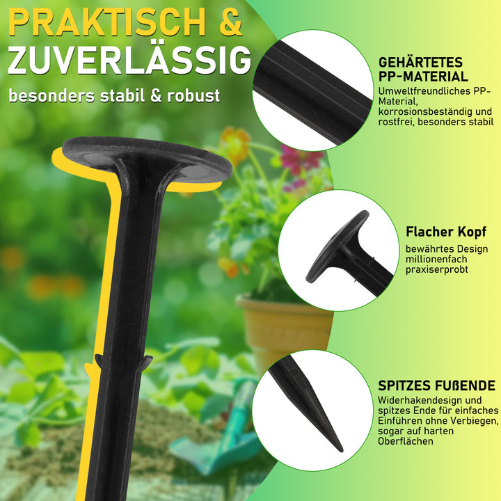Sonnewelt ground anchor ground anchor made of PP 200 pieces